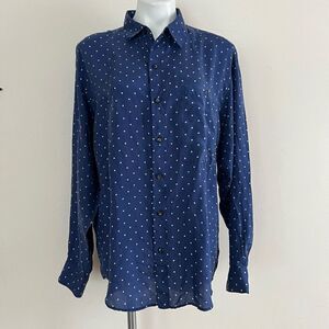 Santana 100% Silk button down top